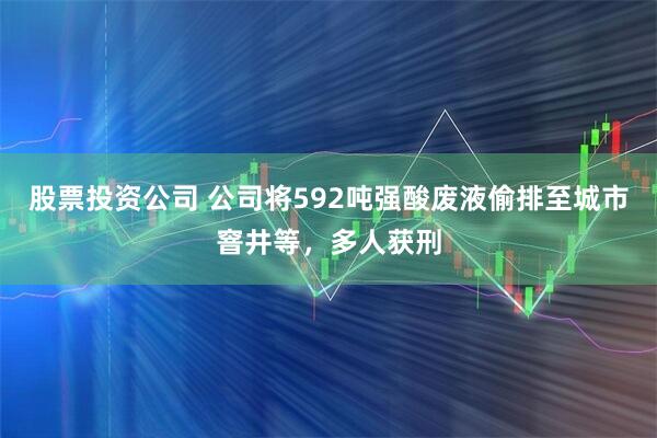 股票投资公司 公司将592吨强酸废液偷排至城市窨井等，多人获刑